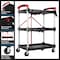 Stalwart Folding Cart with 50lb Capacity Per Shelf 75-PT2014 - alternate 2